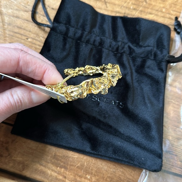 NEW Amber Sceats 24k Gold Plated Emery Cuff Bracelet Anthropologie NWT - Picture 8 of 8